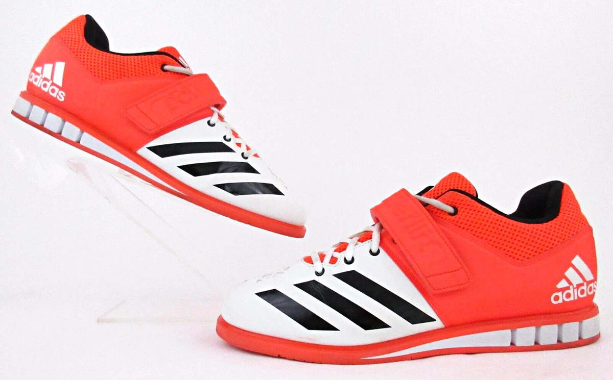 dood herberg Lijkenhuis Adidas PowerLift 3 Weightlifting Shoes Solar Red/White/Black Mens 12M | eBay