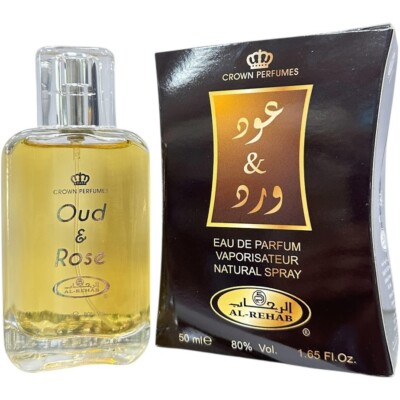 Oud & Rose Al Rehab 50mL Perfume Spray 1.65fl oz Eau De Parfum