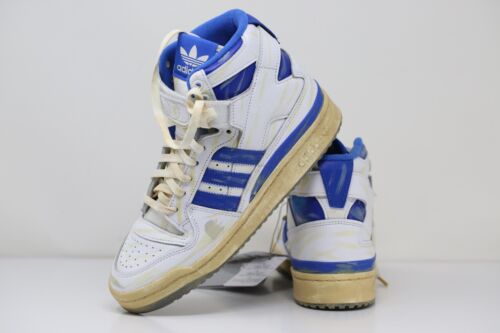 Chaussures ADIDAS Forum 84 HI AEC blanc bleu taille Royaume-Uni 7 EUR 40,6 US 7,5 - Photo 1/5