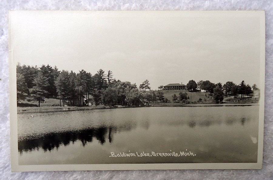 RPPC POSTCARD BALDWIN LAKE GREENVILLE MICHIGAN 7G3 eBay