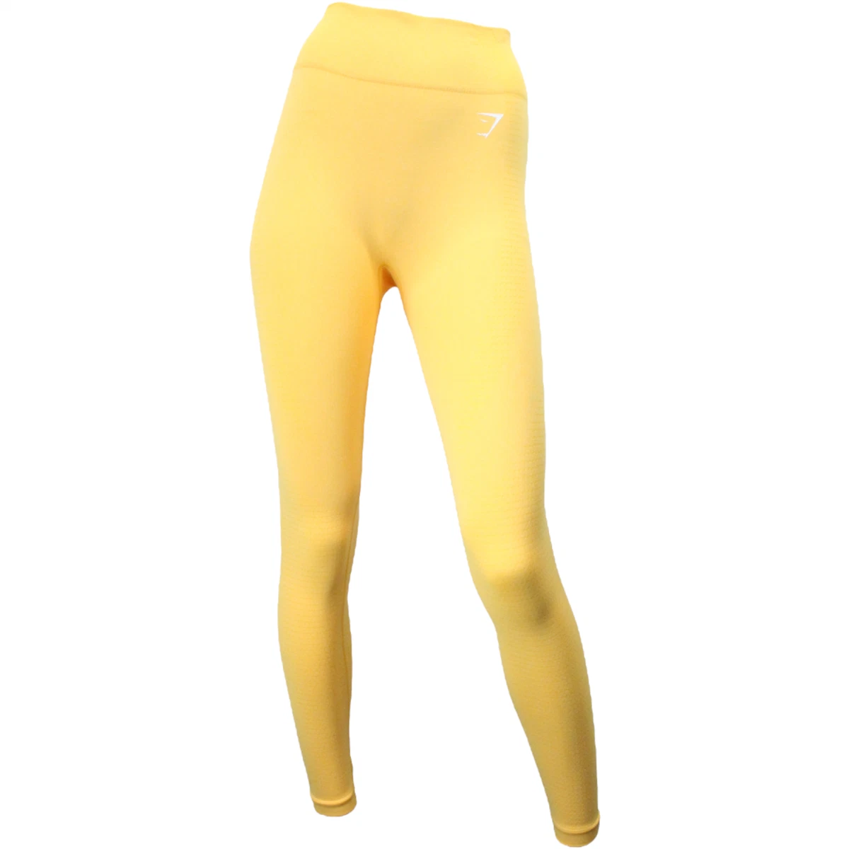 Gymshark Vital Seamless 2.0 Leggings, Yellow Marl, Medium