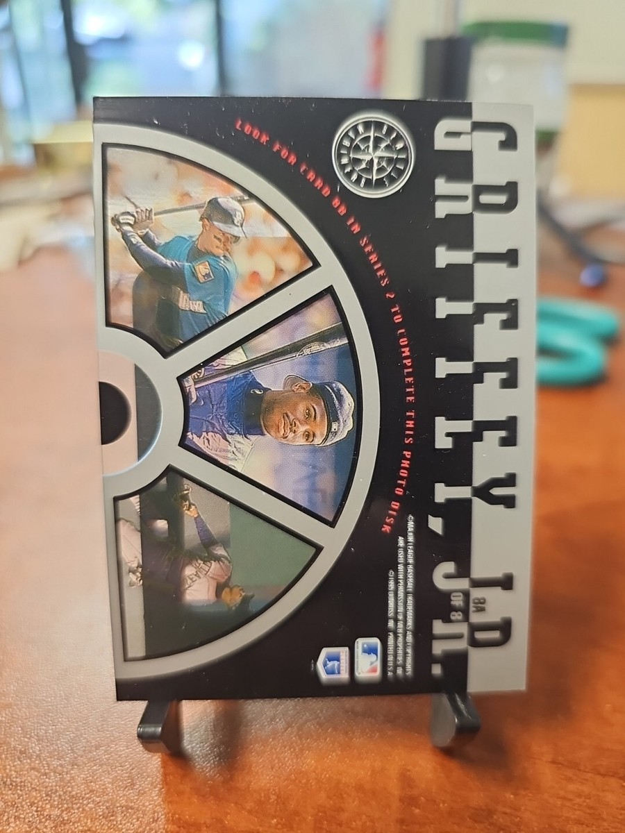 PROTECTIVE FILM NM KEN GRIFFEY JR 1995 LEAF SLIDESHOW 8A RARE