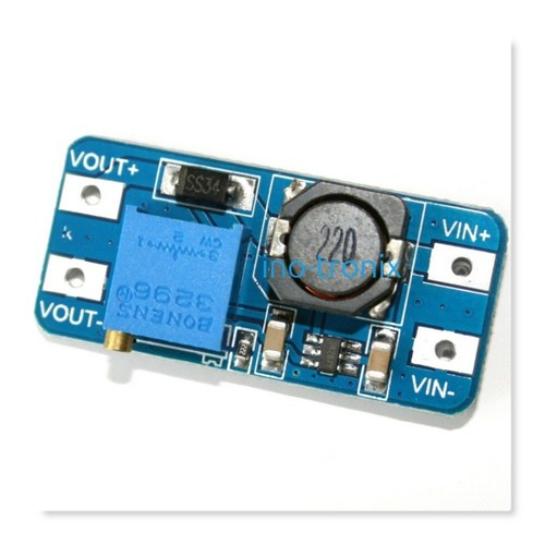 MT3608 2A Max DC-DC 2-24V to 5-28V Step Up Booster Power Module - 5pcs. - Picture 4 of 5