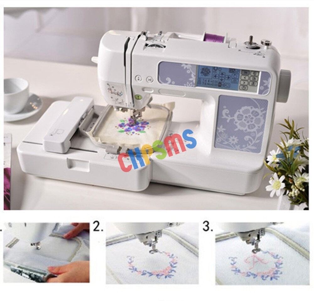 1SET 3PCS Embroidery Hoop fit for Brother PE500, HE1, HE120, HE240