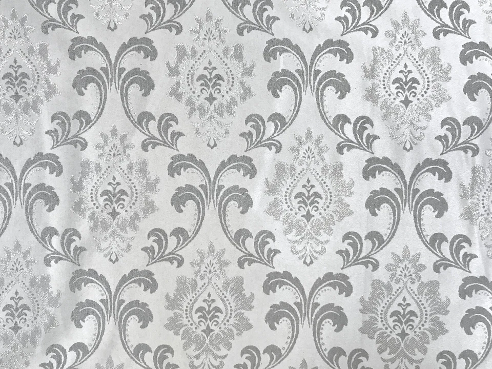 Jacquard Stoff Möbelstoff Polsterstoff Deko Meterware Barock Vintage 280cm Breit - Bild 4 von 4