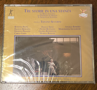 Tre Storie In Una Stanza 3 CD Set Mondo Musica New Sealed Severini Rare *B