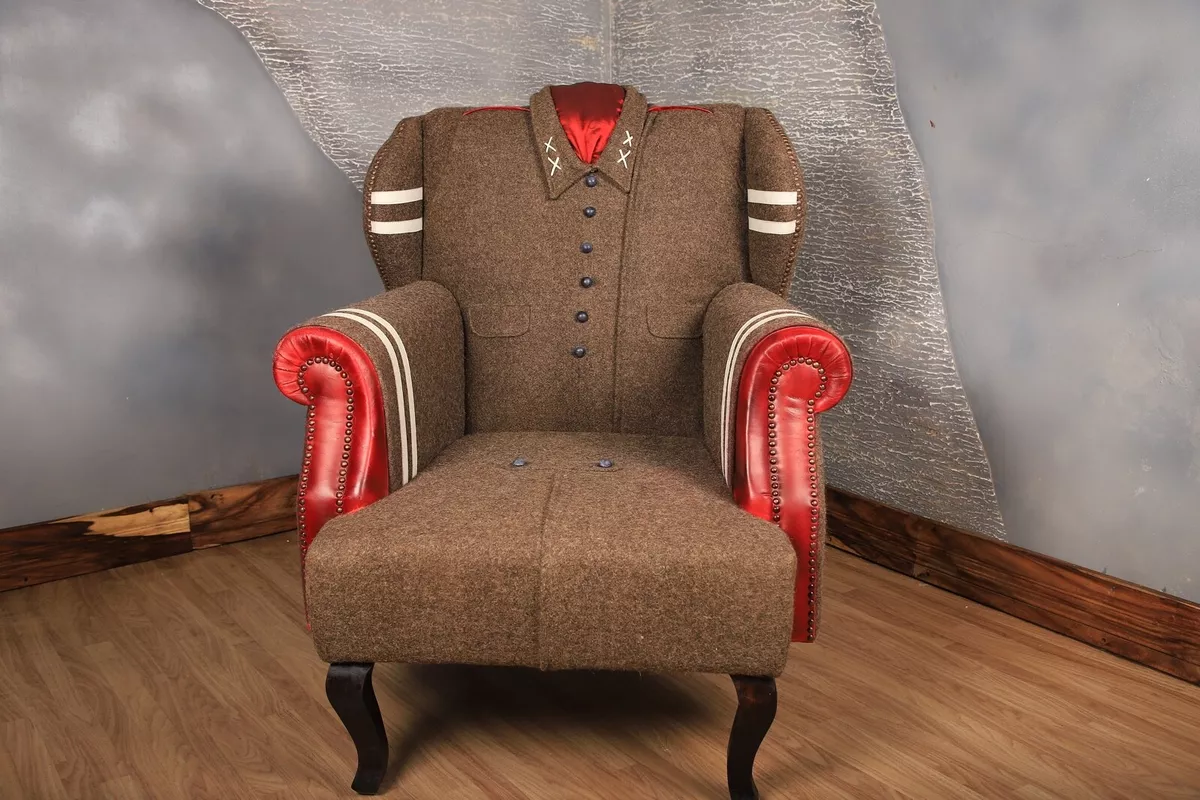 Lounge Chair Sofa Chair King Woollen Upholstery Sofa Fashion Chair