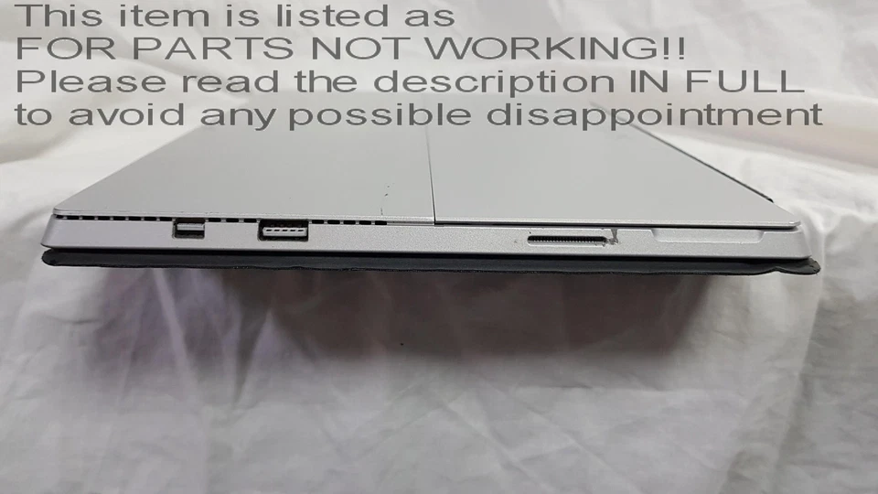 DAMAGED READ!! Microsoft 1631 Surface Pro 3 Intel Core i5 4300U, 4GB, 128GB SSD - Image 3 of 4