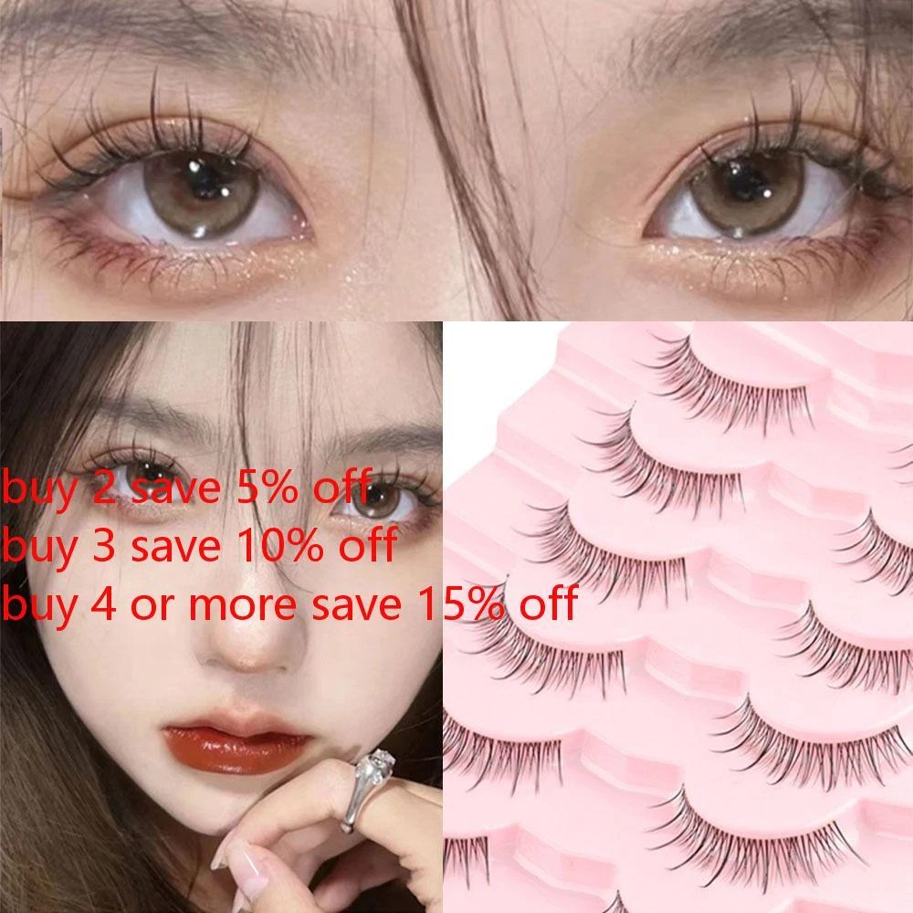 Lashes Manga Lashes Natural False Eyelashes Faux Mink Lashes For Asian Korean