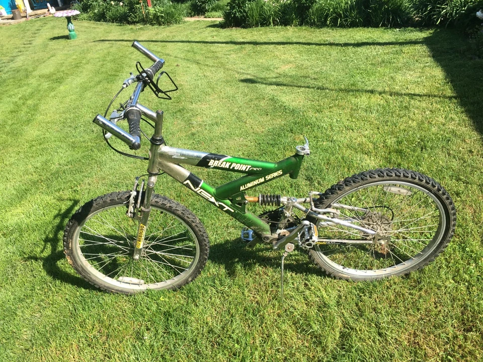 BICICLETA DE MONTAÑA MANGOSTA 20" SUSPENSIÓN PARA NIÑOS Cuadro de Aluminio Bicicleta Shimano USADA Foto 2 de 4