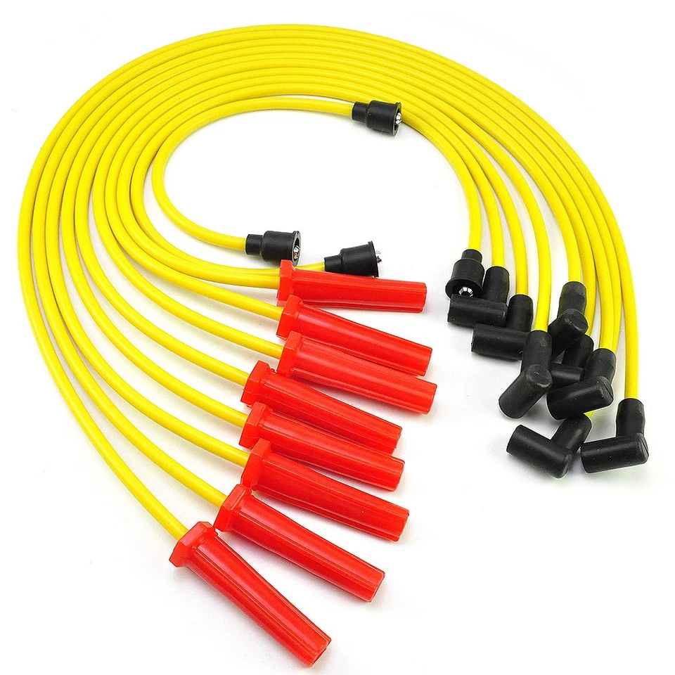 Провод свечи зажигания 8 мм для Dodge Chrysler 273 318 340 360 V8 малый блок желтый HEI - Изображение 3 из 4
