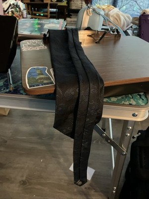 Unbranded Men's neck tie Dark Blue/Navy Pre Owned