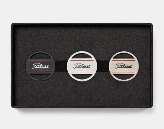 Titleist　ラウンドポーチ/マーカー　セット Titleist Magnetic Marker Golf Ball Markers for sale | eBay