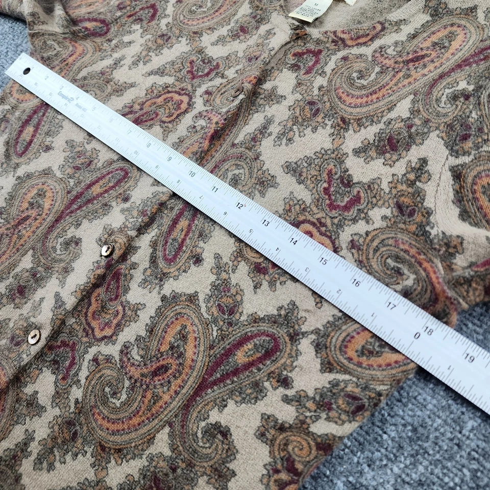 Cárdigan Suéter Susan Bristol M Lana Cachemira Angora Cabello de Conejo Lujo Elegante Raro Foto 4 de 4