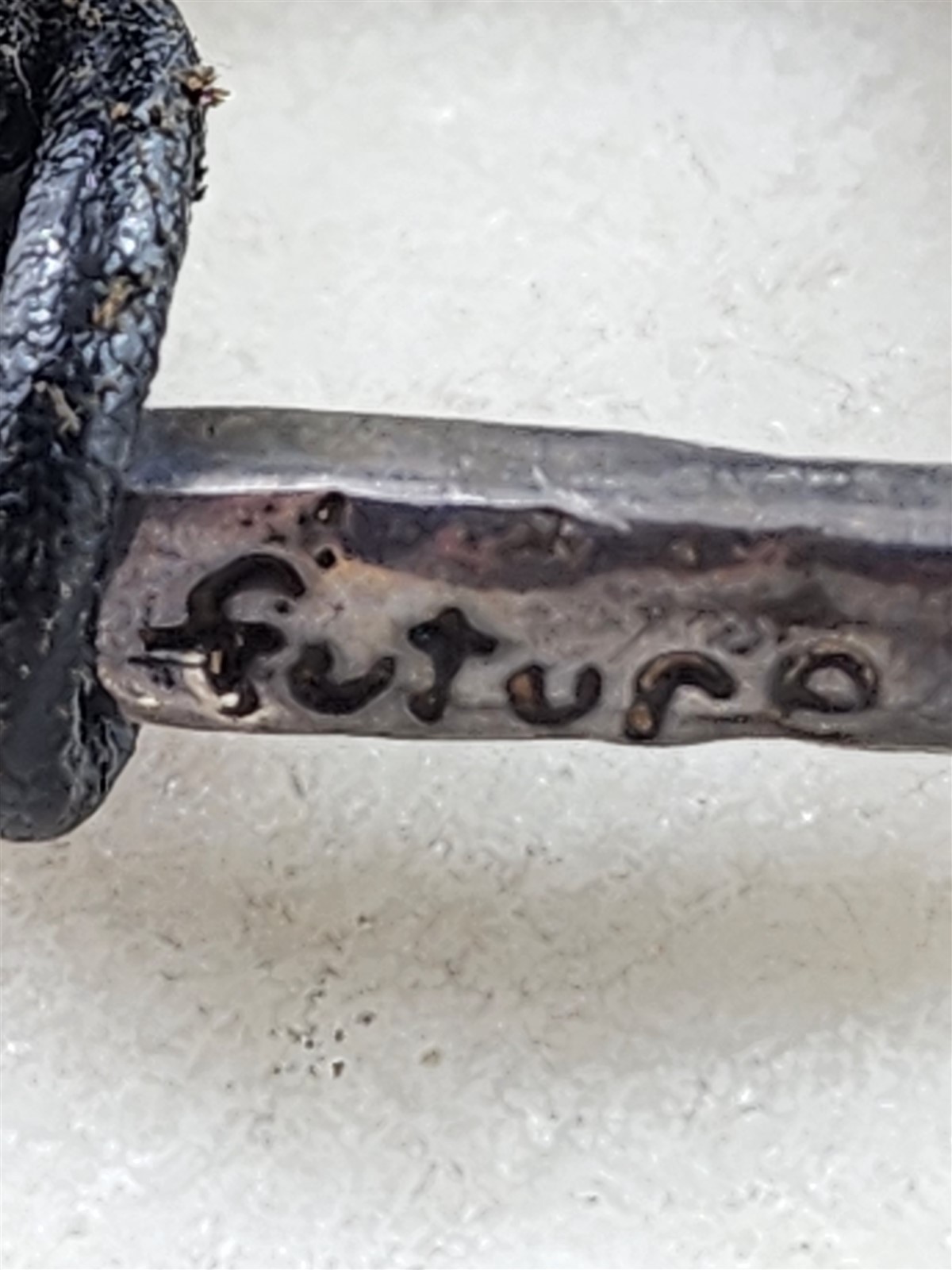 Vintage Solid Sterling Silver Future Handmade Squ… - image 2