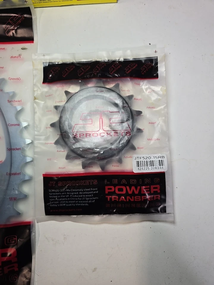 Suzuki SV650 S 1999-2009 DID Gold X-Ring Chain & JT Kit de piñón acolchado Foto 4 de 4