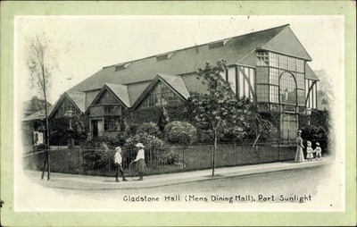 Ak Port Sunlight North West England, Gladstone Hall, Mens Dining Hall - 10380254