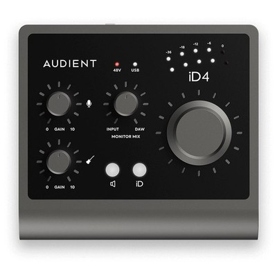 Audient iD4 MKII Desktop 2-in/2-out USB-C Audio Recording Interface