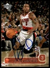 2002-03 Upper Deck #137 Damon Stoudamire Signed Card Auto IP