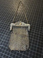 Vintage German Silver Chainmail Coin Purse With Gorgeous Detailing