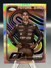2024 Topps Chrome Formula 1 - F2 Drivers Future Stars Juan Manuel Correa #34...