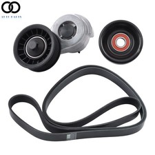 Serpentine Belt Tensioner Pulley Kit For Dodge D150 D250 Dakota Durango Ram 1500