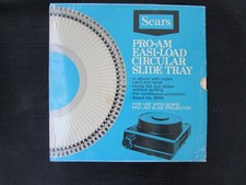 Vintage Sears Easi-Load Circular Slide Tray Carousels - Mint/Sealed Shrinkwrap