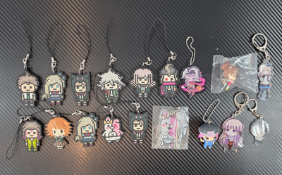 Danganronpa 18-Piece Mixed Keychain Set for Bags and Accessories *Read