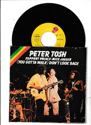 7'' PETER TOSH & MICK JAGGER (THE ROLLING STONES) * Don`t Look Back (REGGAE)