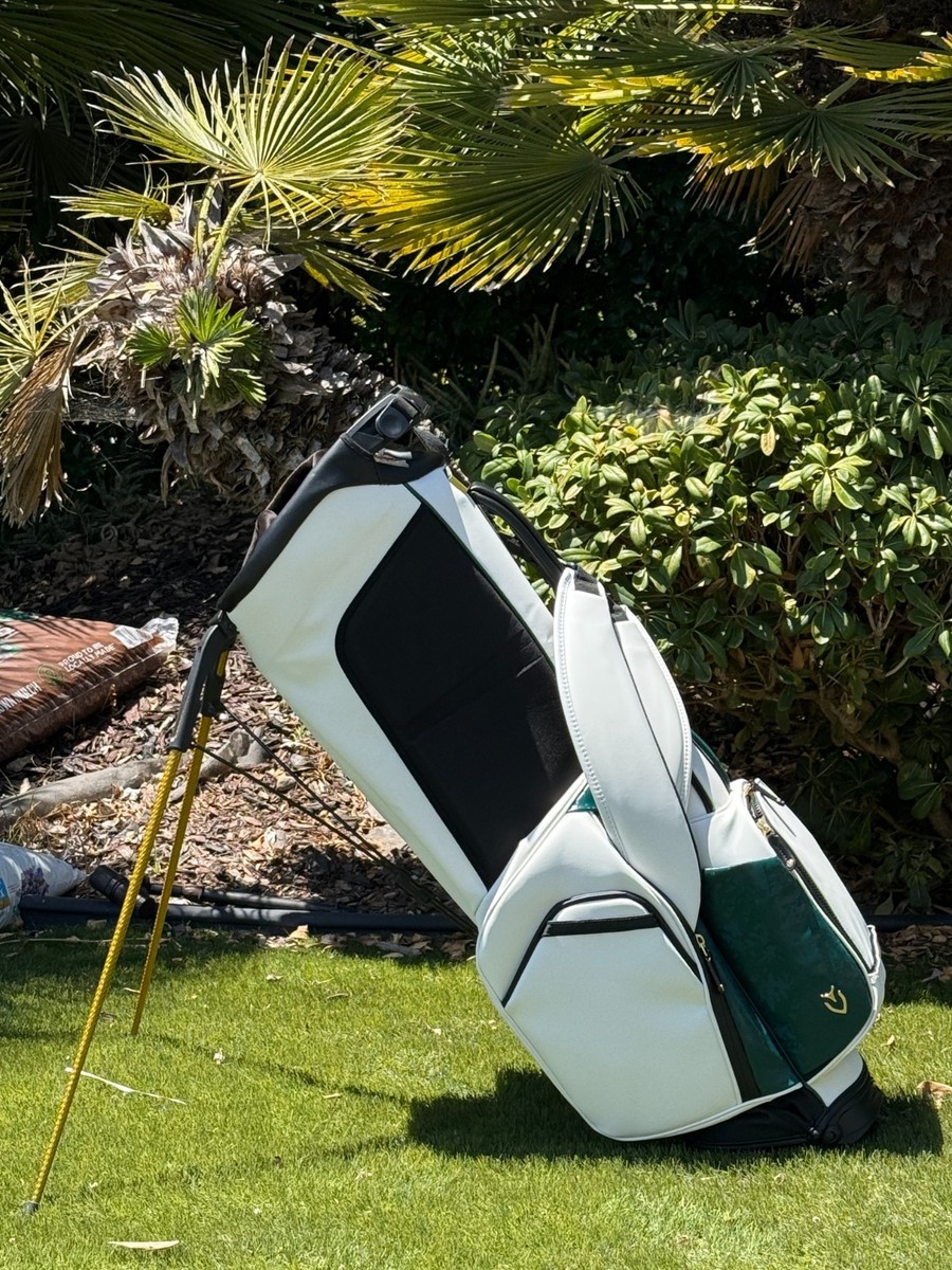 VESSEL ゴルフバッグ グリーン/ホワイト Vessel 2023 Season Masters Opener Player Pro Stand Green White