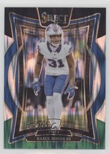2024 Panini Select Concourse Black & Green Shock Prizm Rasul Douglas #89 1nc4