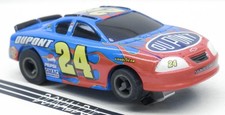 Lifelike Jeff Gordon 24 Nascar Slot Car Chevy Monte Carlo Blue w/Flames