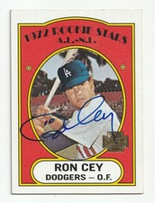 RON CEY Auto 2001 Topps Archives AUTO AUTOGRAPH SIGNED #761 DODGERS VINTAGE