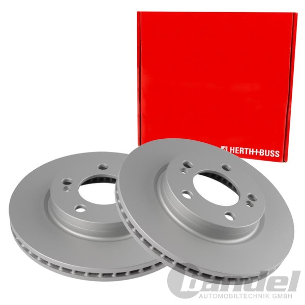 2X Herth+Buss 320Mm Bremsscheiben Vorne Passend FüR KG Mobility Rexton Ssangyong-image