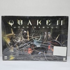 Juego de caja vintage 1999 Quake II 2 Colossus Linux Reckoning Ground Zero CAJA ABIERTA