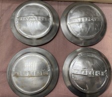 Vintage 1939-1947 Dodge Truck Car 9 Dog Dish Hubcaps Center Caps Set Of 4 Oem Vintage 1939-1947 Dodge Truck Car 9 Dog Dish Hubcaps Center Caps Set Of 4 Oem