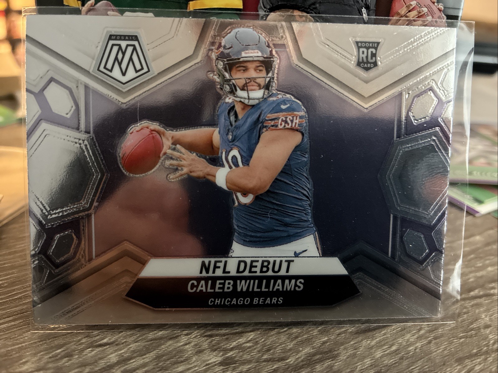 2024 Panini Mosaic - NFL Debut Caleb Williams #289 Silver Prizm (RC)