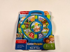 Fisher-Price Little People See  n Say Toddler Toy with Music and Sounds, Animals