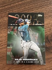 Julio Rodriguez 2024 Topps Series 1 Greatest Hits BLACK /299 23GH-17 Mariners