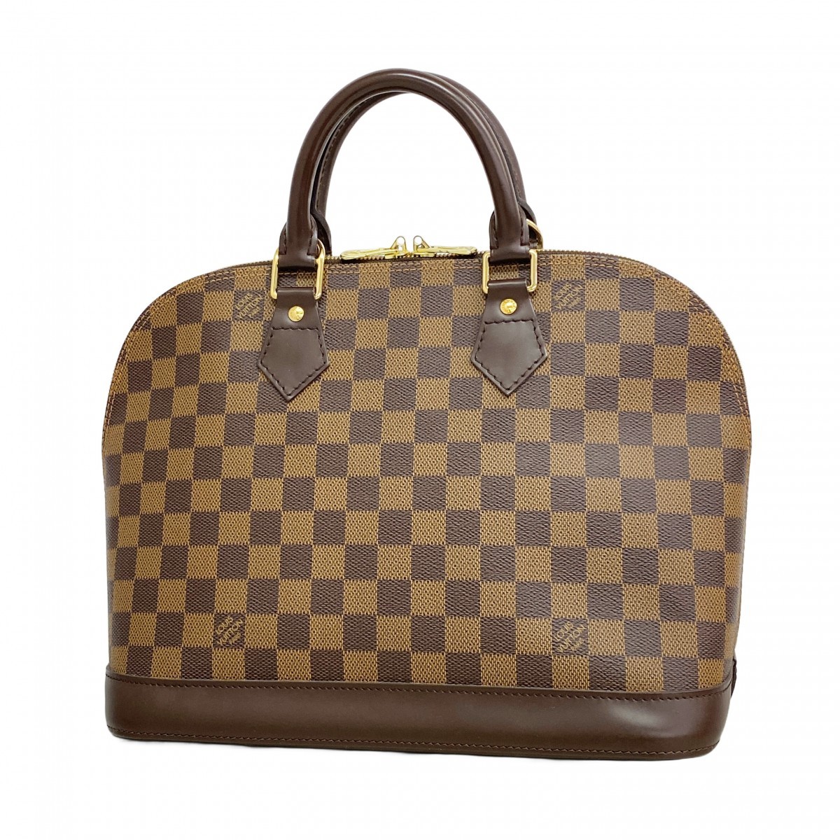 Auth [5pd6438-k] LOUIS VUITTON Handbag Damier Alma N51131 Ebene [Pre-owned] ...