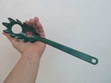 Vintage ULTRATEMP Spaghetti Spoon Green Made In USA Plastic