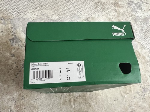 Puma Inhale Essentials Vapor Gray Warm White Men Shoes 403275-01 Size UK 8 EU 42 - Picture 9 of 9