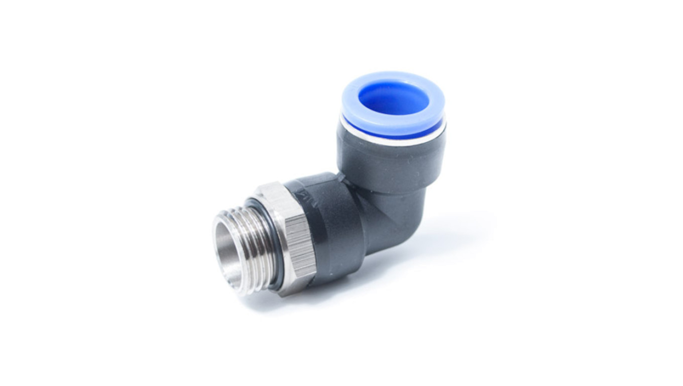 Plastic angle plug connector for hose 14, G1/2z, 125.012-14 /T2UK