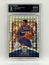 2020-21 Panini Mosaic Basketball Introductions RC #6 Obi Toppin - Mosaic NM MT 8