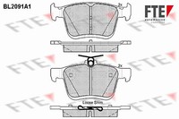 FTE Bremsbelagsatz, Scheibenbremse Hinterachse U.A. FüR Audi, Seat, Skoda, VW