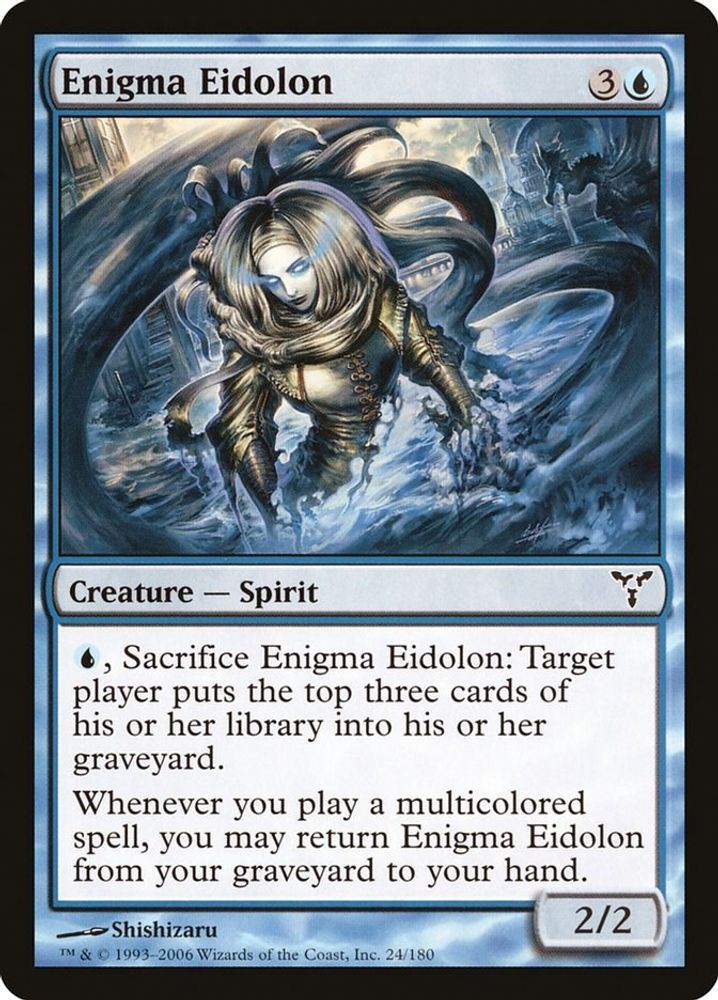 2006 Magic: The Gathering: Dissension Enigma Eidolon (#24, C, Moderately Played)