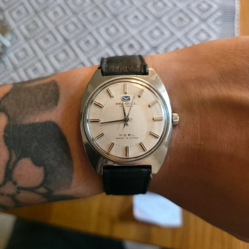 Vintage Sea-Gull Mechanical Watch 36mm Manual Wind Chinese 1980s