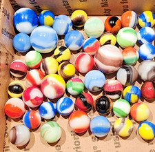 Beautiful Lot Of Marble King Marbles