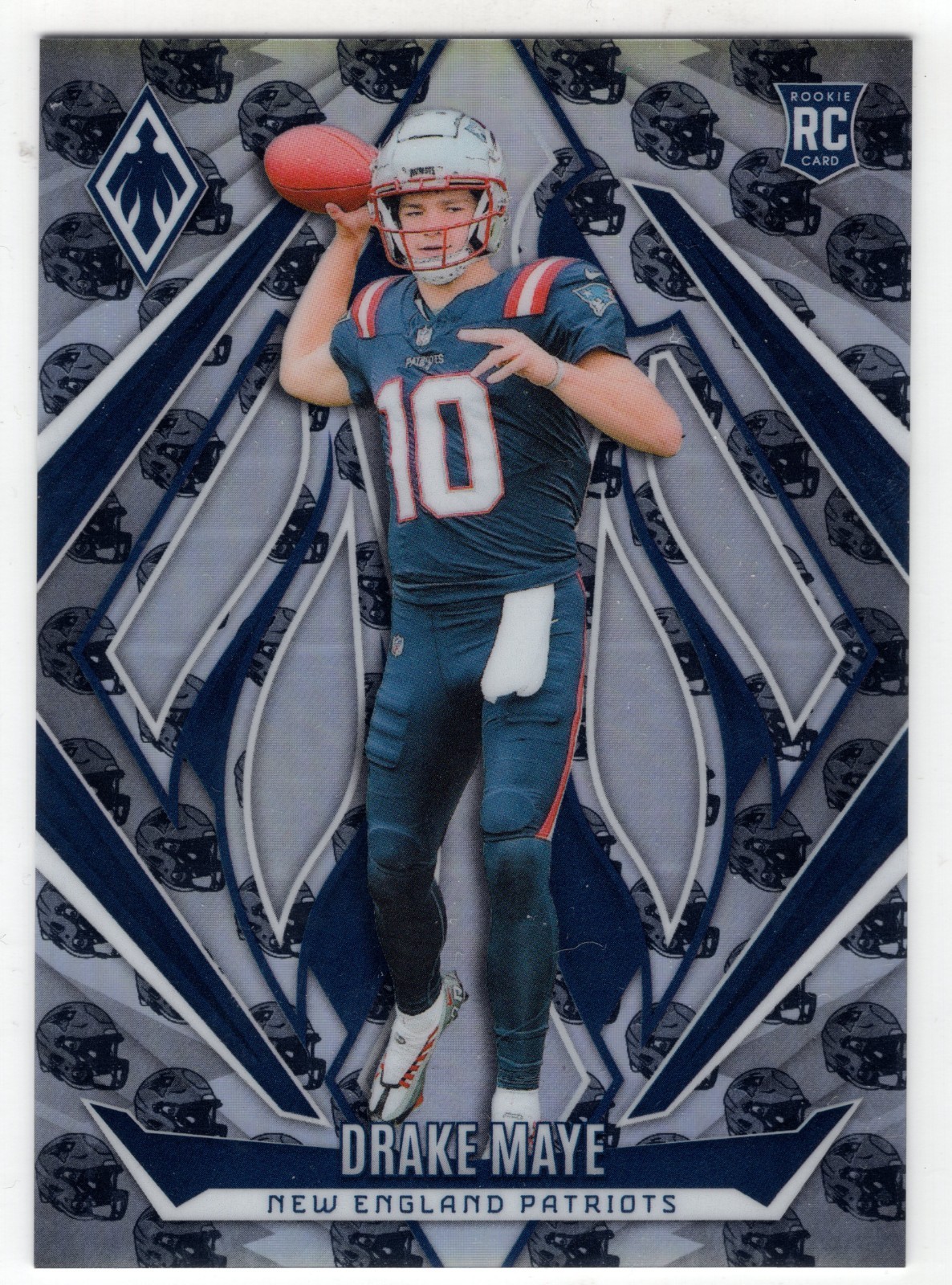 2024 Panini Phoenix Drake Maye #179 Team Helmet RC Rookie /399