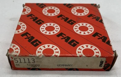 FAG 51113 - 1K 029000- Thrust Ball Bearing / Lager - NEW Old stock - 65x90x18mm - Bild 1 von 2